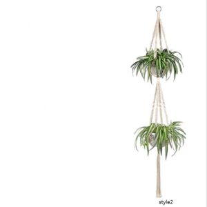 4 Pack - Macrame Hanging Baskets