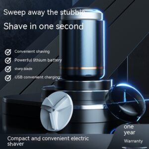 Electric Men's Mini Travel Portable Washable Shaver