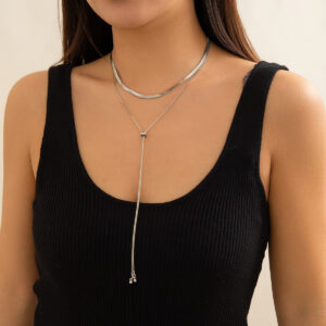 Women's Simple Hip Hop Snake Bones Chain