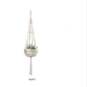 4 Pack - Macrame Hanging Baskets