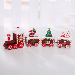 Wooden Christmas Train Christmas Decorations