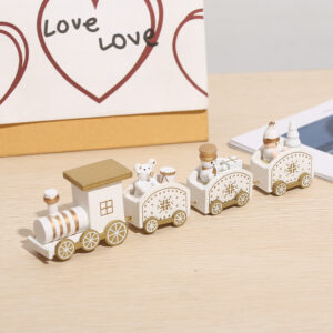 Wooden Christmas Train Christmas Decorations